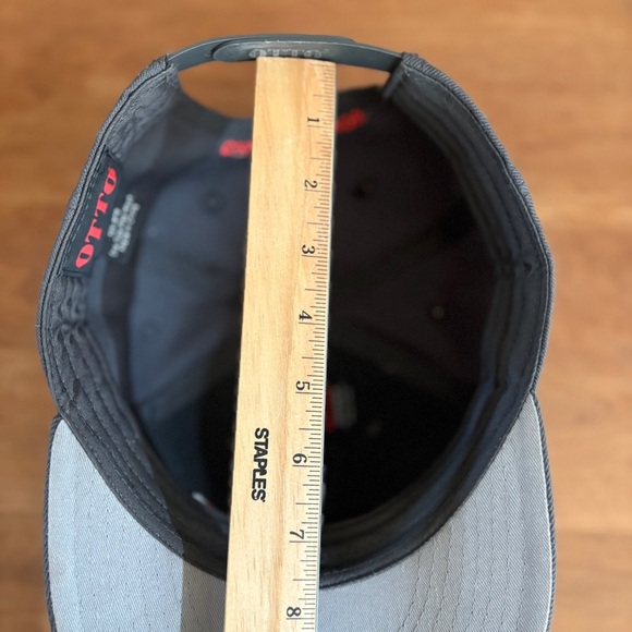 Eldora Logo Colorado Ski Resort Dark Gray & Red Adjustable Baseball Cap - Picture 6 of 13